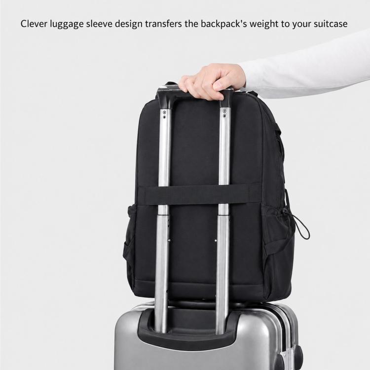 Zaino sottile REMOID per laptop, resistente all'acqua, ideale per viaggi e gite di un giorno.