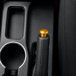 Copertura in lega di alluminio per il pulsante di rilascio del freno a mano modificato per auto.