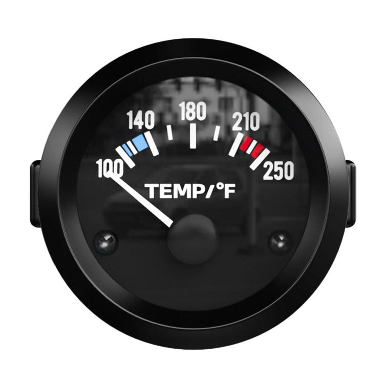 SINCO TECH IS4022 Indicatore di temperatura dell'acqua per auto con puntatore da 52 mm, 12V, universale, modificato, per auto., SINCO TECH IS4022