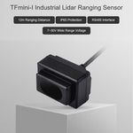 Sensore di distanza Lidar industriale Waveshare 24896 TFmini-i, portata 12 m, protezione IP65, interfaccia industriale RS485.