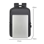 Zaino impermeabile REMOID per laptop, ideale per viaggi di lavoro e tempo libero, con porta di ricarica USB.