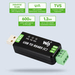 Convertitore bidirezionale isolato di livello industriale da USB a RS485 C Waveshare 34620, 34620