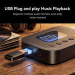 Adattatore radio FM Bluetooth, ricevitore Bluetooth 6.0, lettore USB in stile Cyber-Mecha