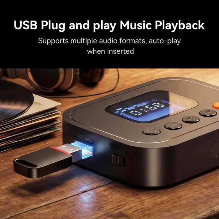Adattatore radio FM Bluetooth, ricevitore Bluetooth 6.0, lettore USB in stile Cyber-Mecha