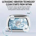 GT SONIC GT-F5 Pulitore a ultrasuoni visibile con display LED del tempo, dispositivo di lavaggio per la rimozione della polvere e la sterilizzazione, UK Plug, EU Plug, US Plug