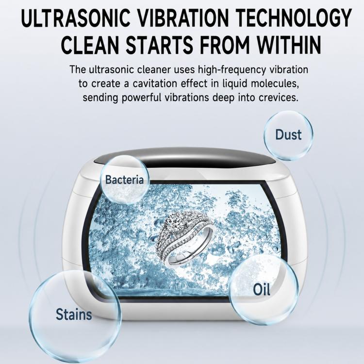 GT SONIC GT-F5 Pulitore a ultrasuoni visibile con display LED del tempo, dispositivo di lavaggio per la rimozione della polvere e la sterilizzazione, UK Plug, EU Plug, US Plug