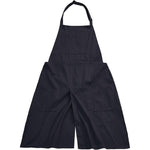 Grembiule con gambe separate, allacciatura regolabile all'americana e 3 tasche per artisti del tornio, fioristi e giardinieri.