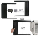 Pannelli laterali per condizionatori a finestra con telaio, kit di pannelli di ricambio isolanti a soffietto., Single Layer - Fits 5000 BTU, White, Single Layer - Fits 5000 BTU, Black, Double Layer - Fits 5000 BTU, White                                ...