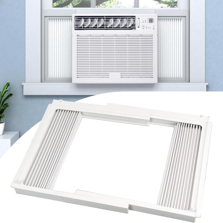 Pannelli laterali per condizionatori a finestra con telaio, kit di pannelli di ricambio isolanti a soffietto., Single Layer - Fits 5000 BTU, White, Single Layer - Fits 5000 BTU, Black, Double Layer - Fits 5000 BTU, White                                ...
