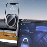 Supporto magnetico a morsetto per telefono da auto, con fissaggio a schermo flottante, compatibile con schermi da 10 a 21 mm., TY01-69