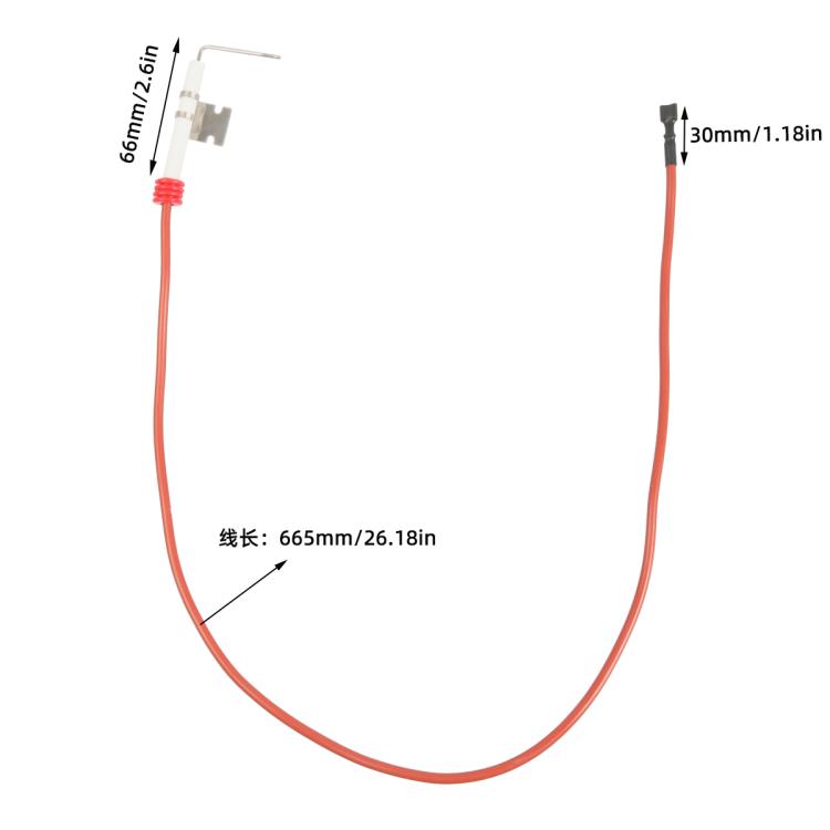 Kit bruciatore e elettrodo di accensione per stufa da camper 232286 e 010799 compatibile con stufe Suburban SF-20, 232286 & 010799