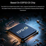 Scheda di sviluppo Waveshare ESP32-C5-Zero Mini con processore RISC-V a 32 bit, No Pin Header, Pin Header Soldering