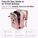 Zaino da viaggio REMOID, approvato per il trasporto aereo, con scomparto per scarpe e tasca impermeabile.