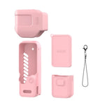 For DJI Osmo Pocket 4P BRDRC Body Protective Dustproof Silicone Case, Standard Combo Black, Standard Combo Pink, Standard Combo Blue, Standard Combo Yellow, Vlog Combo Black, Vlog Combo Pink, Vlog Combo Blue, Vlog Combo Yellow
