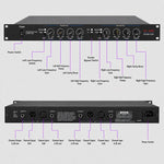 Processore audio professionale Aural Exciter a doppio canale, montabile su rack 1U, con riverbero DSP e spina europea., EX3000