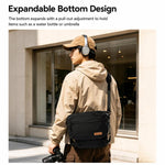 Borsa a tracolla per fotocamera, impermeabile, leggera, da portare a spalla o a tracolla, custodia messenger, Cwatcun D325 Medium, Cwatcun D325 Large