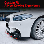 Adesivi e accessori per auto BMW Serie 5 F10 M5 F11 2011-2017, Front Bumper Trim Black, Front Bumper Trim Carbon Fiber, Front Lip Black, Front Lip Carbon Fiber