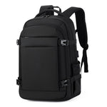 Zaino per laptop da viaggio/lavoro REMOID 9022B, resistente all'acqua, di grandi dimensioni, con porta USB.