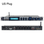 Processore audio digitale professionale AP800, pre-effetto KTV con riverbero DSP anti-ululato per microfono da palco., EU Plug, US Plug, UK Plug