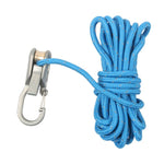 Kit tenditore retrattile per paracord con moschettone di bloccaggio e cordino in nylon da 3 m per camper, campeggio e tenda., 2 Ropes & 6 Hooks, 6 Ropes & 6 Hooks