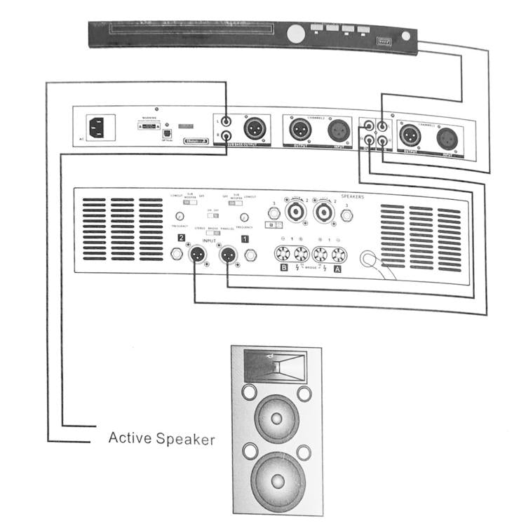 MP-300 Pre-processore audio con Bluetooth, USB e ottico