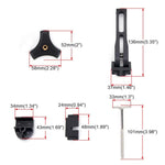 Accessori per il fissaggio a tre sezioni del copricassone del pick-up, tipo T., 2pcs /Set, 4pcs /Set
