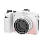 Videocamera digitale 8K con zoom 18x per vlogging, Wi-Fi, doppia lente, 80 MP con autofocus, ideale per adolescenti e studenti.