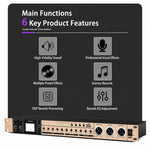 FX9plus Preamplificatore digitale per karaoke con Bluetooth e USB