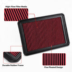Car Modified Flat Air Filter, 33-2309 For Honda, 33-5083 For Cadillac Escalade