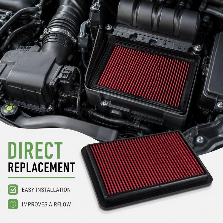 Car Modified Flat Air Filter, 33-2309 For Honda, 33-5083 For Cadillac Escalade