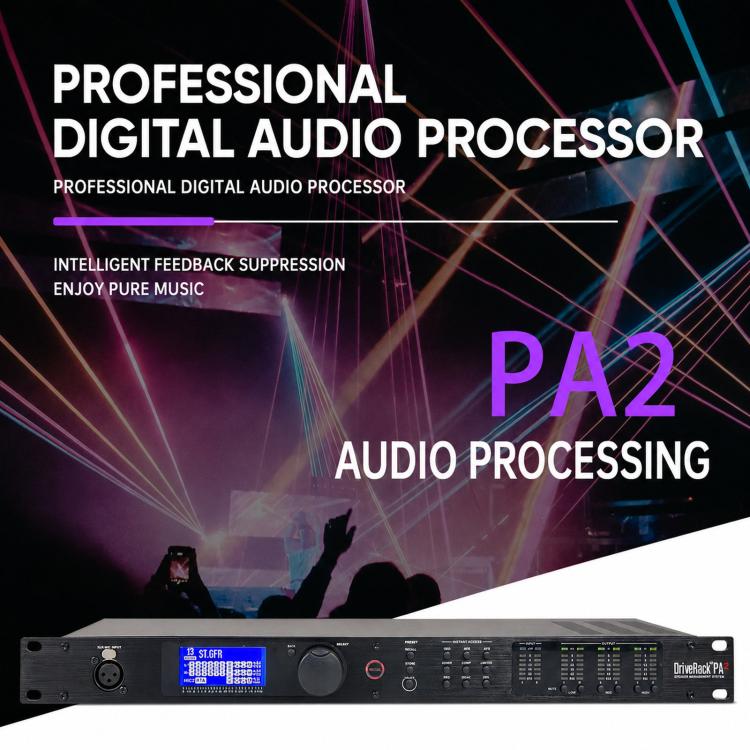 PA2 Processore audio digitale 2 ingressi 6 uscite DSP