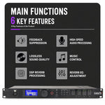 PA2 Processore audio digitale 2 ingressi 6 uscite DSP