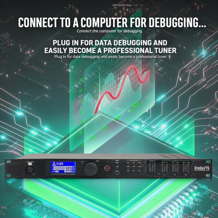 PA2 Processore audio digitale 2 ingressi 6 uscite DSP