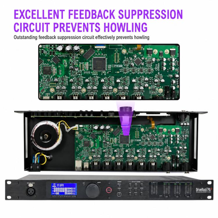 PA2 Processore audio digitale 2 ingressi 6 uscite DSP