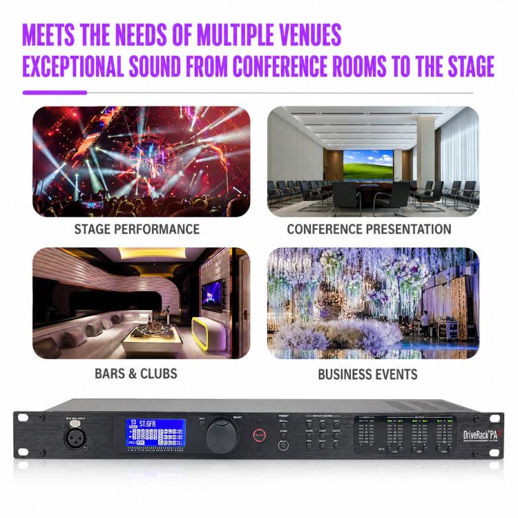 PA2 Processore audio digitale 2 ingressi 6 uscite DSP