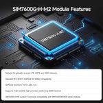 Modulo cellulare 4G LTE SIM7600G-H-M2 con doppie antenne
