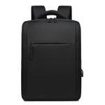 Zaino da viaggio REMOID, resistente all'acqua, per laptop, con porta di ricarica USB e cinghia per il fissaggio al bagaglio.