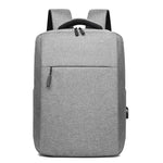 Zaino da viaggio REMOID, resistente all'acqua, per laptop, con porta di ricarica USB e cinghia per il fissaggio al bagaglio.