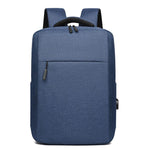 Zaino da viaggio REMOID, resistente all'acqua, per laptop, con porta di ricarica USB e cinghia per il fissaggio al bagaglio.