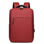 Zaino da viaggio REMOID, resistente all'acqua, per laptop, con porta di ricarica USB e cinghia per il fissaggio al bagaglio.