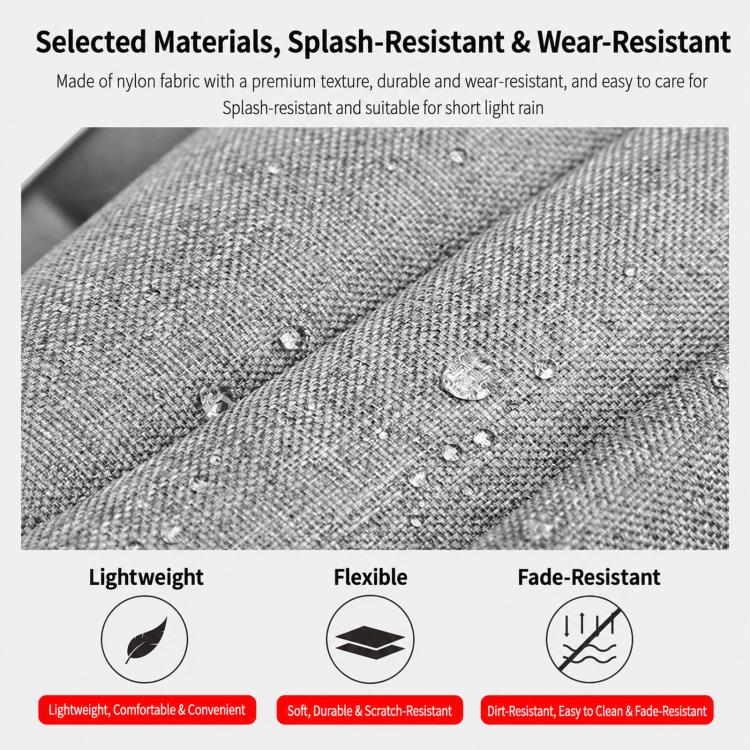 Zaino da viaggio REMOID, resistente all'acqua, per laptop, con porta di ricarica USB e cinghia per il fissaggio al bagaglio.