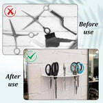 Porta forbici in acrilico per salone, organizer da parete per strumenti da parrucchiere per postazione da barbiere, 1pc, 2pcs