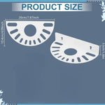Porta forbici in acrilico per salone, organizer da parete per strumenti da parrucchiere per postazione da barbiere, 1pc, 2pcs