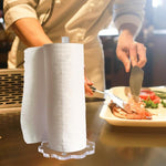 Porta asciugamani di carta in acrilico trasparente, dispenser per tovaglioli per cucina, bagno e tavolo da pranzo., YX256