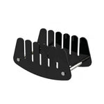 Organizzatore da scrivania in acrilico con scomparti multipli, portadocumenti e smistatore per posta, ideale per ufficio e casa., YX254 Black, YX254 Clear