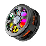 Ricarica wireless Q6 15W con dissipatore magnetico e raffreddamento RGB