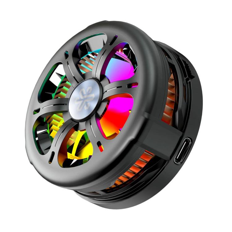 Ricarica wireless Q6 15W con dissipatore magnetico e raffreddamento RGB