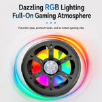 Ricarica wireless Q6 15W con dissipatore magnetico e raffreddamento RGB