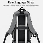 Zaino per laptop REMOID da 17 pollici, resistente all'acqua, ideale per viaggi e lavoro, con porta USB.