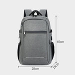 Zaino per laptop REMOID da 17 pollici, resistente all'acqua, ideale per viaggi e lavoro, con porta USB.